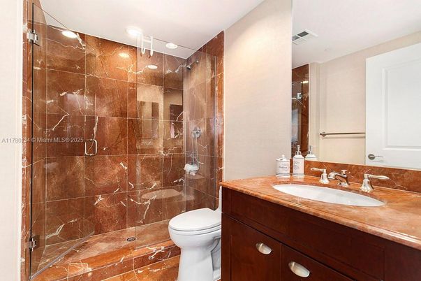 Bathroom, Glass Shower, Interior