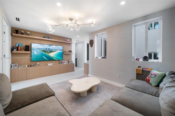 Interior, Living room, Recessed Lighting