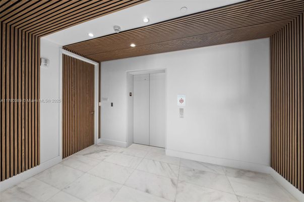 Elevator, Interior, Recessed Lighting