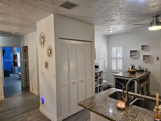 Interior, Kitchen, Wood Texture Flooring