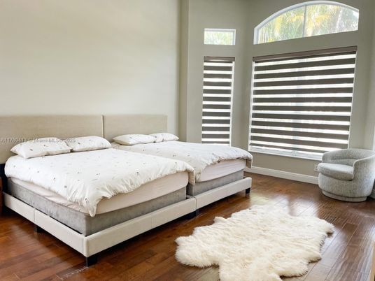 Bedroom, Interior, Wood Texture Flooring