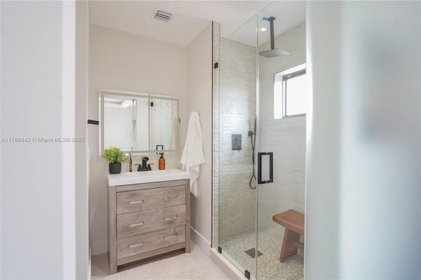 Bathroom, Glass Shower, Interior