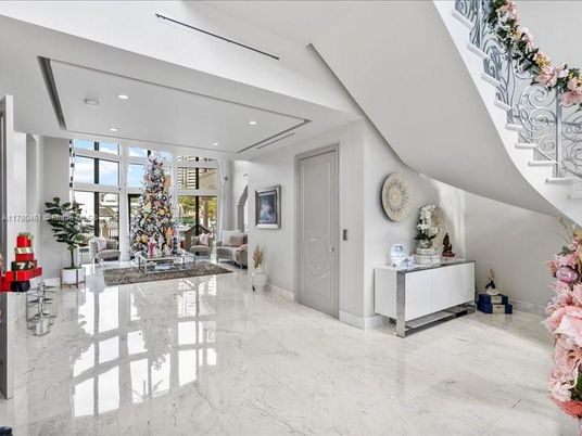 Interior, Living room, Marble, Recessed Lighting