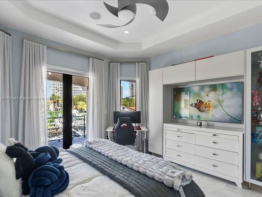 Bedroom, Interior, Recessed Lighting