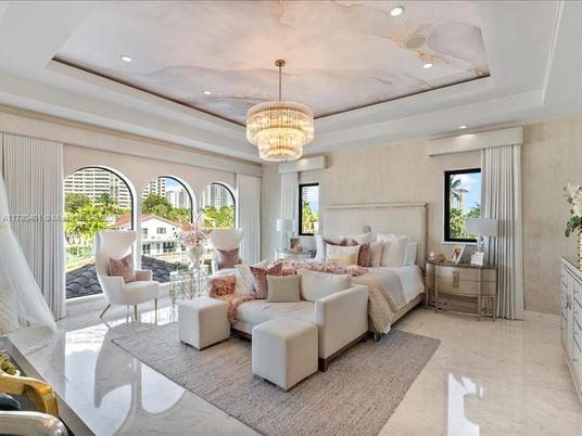 Bedroom, Chandelier, Interior, Living room, Recessed Lighting
