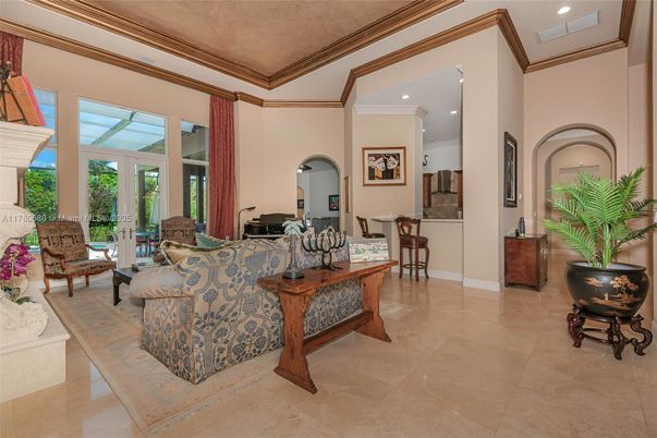Interior, Living room, Recessed Lighting