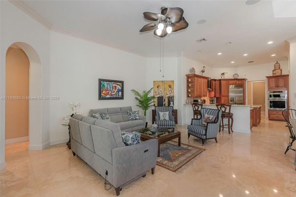 Interior, Kitchen, Living room, Recessed Lighting