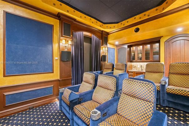 Home Theatre Room, Interior, Projection Screen, Recessed Lighting, Theatre Room