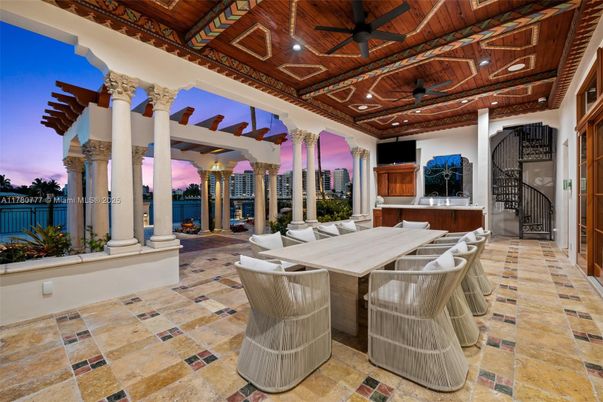 Exterior, Recessed Lighting, Wooden Ceilings