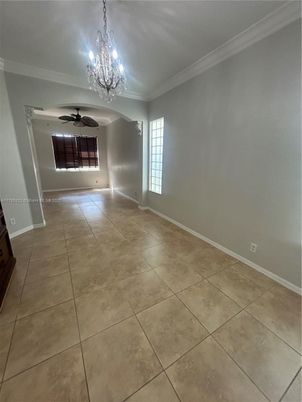 Chandelier, Empty room, Interior