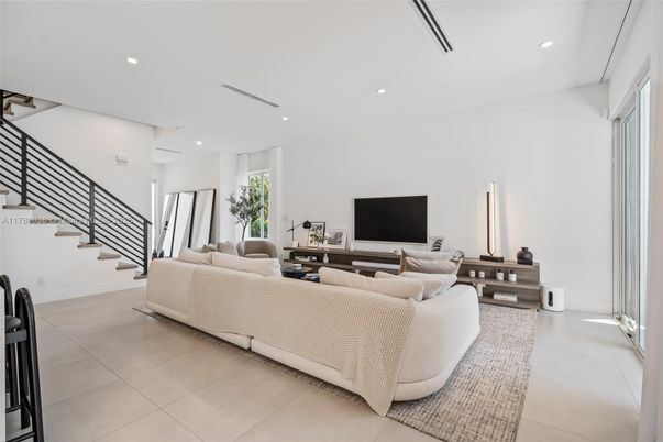 Interior, Living room, Recessed Lighting