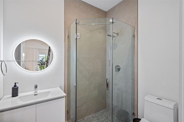 Bathroom, Glass Shower, Interior