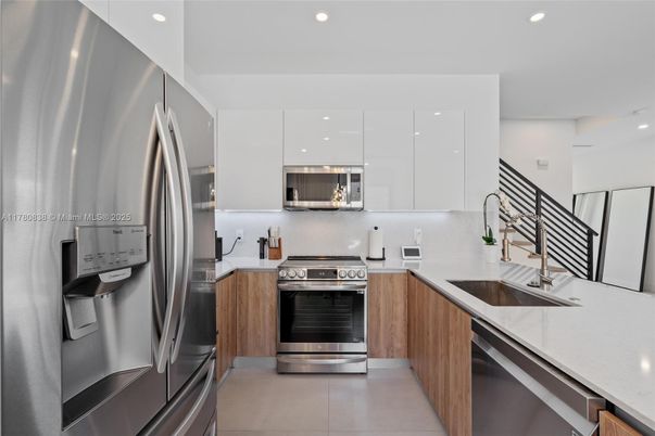 Interior, Kitchen, Recessed Lighting, Stainless Steel Appliances