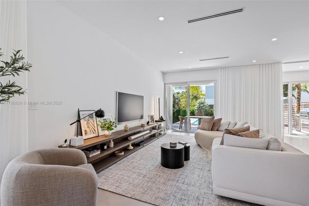 Interior, Living room, Recessed Lighting