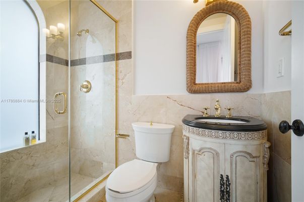 Bathroom, Glass Shower, Interior