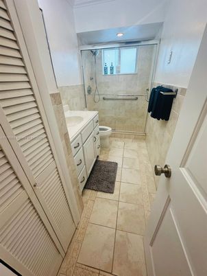 Bathroom, Dual Sink Vanities, Glass Shower, Interior