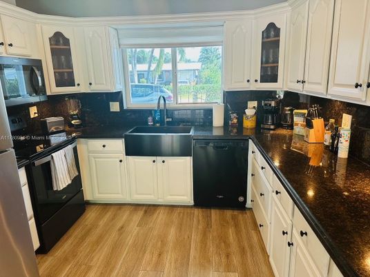 Interior, Kitchen, Wood Texture Flooring
