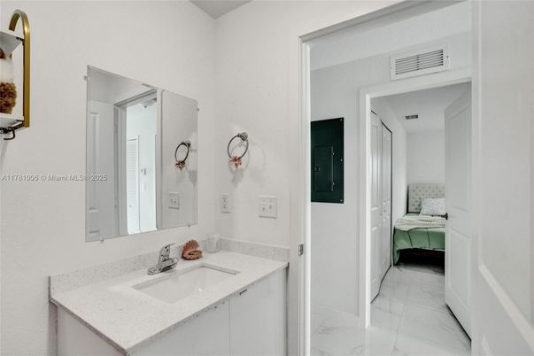 Bathroom, Bedroom, Dual Sink Vanities, Interior, Marble