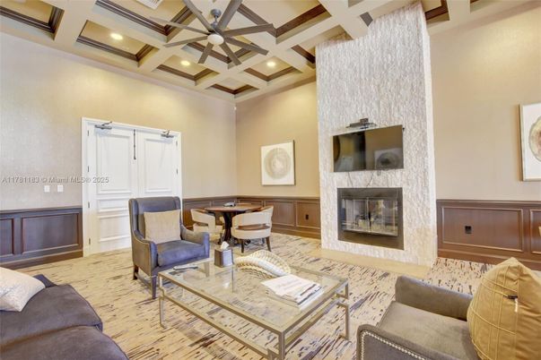 Fireplace, Interior, Living room, Recessed Lighting