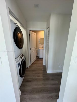 Interior, Utility Closets, Washer, Wood Texture Flooring