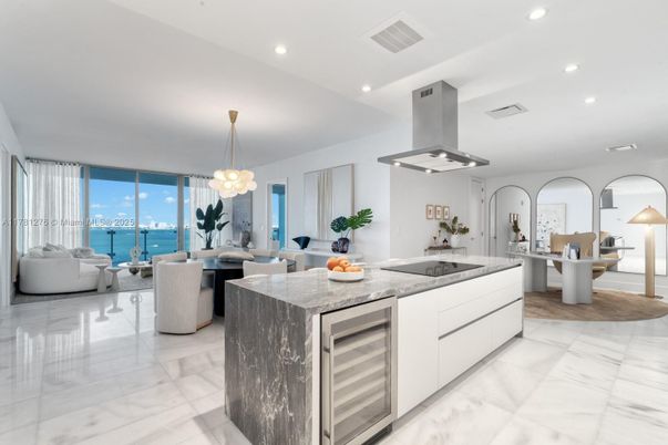 Dining room, Interior, Kitchen, Living room, Pendant Lights, Recessed Lighting, Water