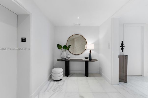 Interior, Marble, Recessed Lighting