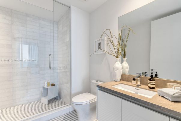 Bathroom, Glass Shower, Interior