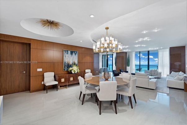 Chandelier, Dining room, Interior, Living room, Recessed Lighting, Water, Wooden Walls
