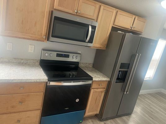 Interior, Kitchen, Wood Texture Flooring