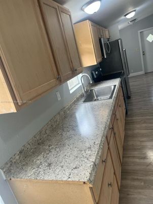 Interior, Kitchen, Wood Texture Flooring