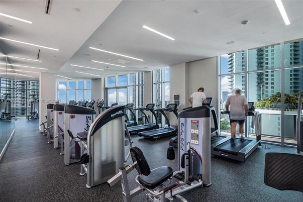 Fitness Equipment, Gym, Interior, Recessed Lighting