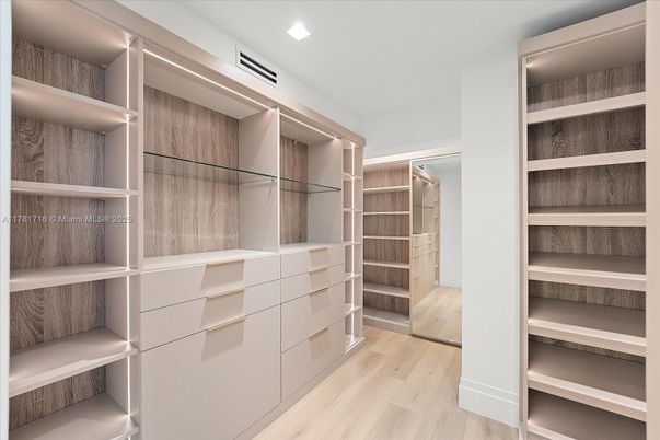 Interior, Recessed Lighting, Walk-in Closets, Wood Texture Flooring