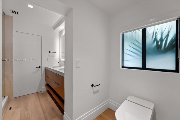 Bathroom, Interior, Wood Texture Flooring