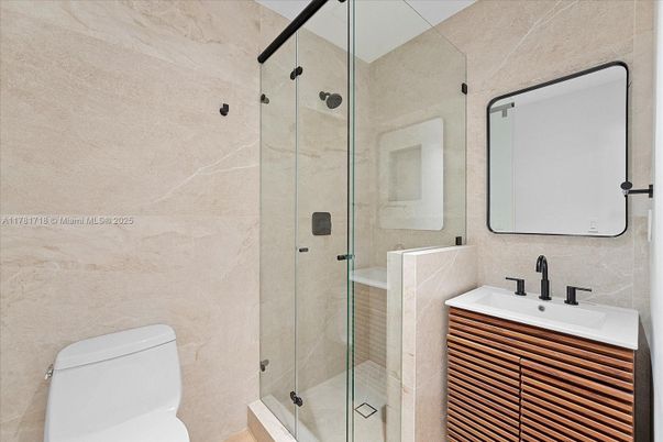 Bathroom, Glass Shower, Interior