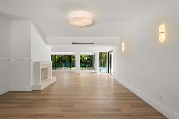 Empty room, Interior, Wood Texture Flooring