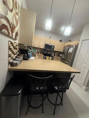 Interior, Kitchen, Pendant Lights, Stainless Steel Appliances