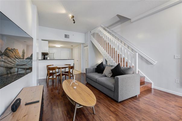 Dining room, Interior, Kitchen, Living room, Wood Texture Flooring