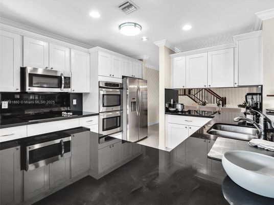 Interior, Kitchen, Recessed Lighting, Stainless Steel Appliances