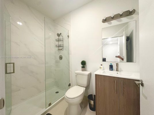 Bathroom, Glass Shower, Interior, Marble Walls