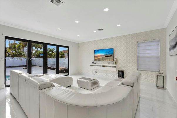 Interior, Living room, Recessed Lighting