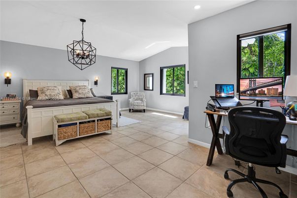 Bedroom, Home Office, Interior, Pendant Lights, Recessed Lighting