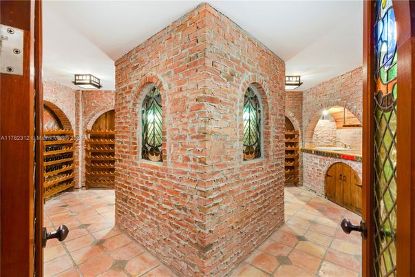 Interior, Stone Walls, Wine Storage