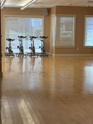 Fitness Equipment, Interior, Wood Texture Flooring