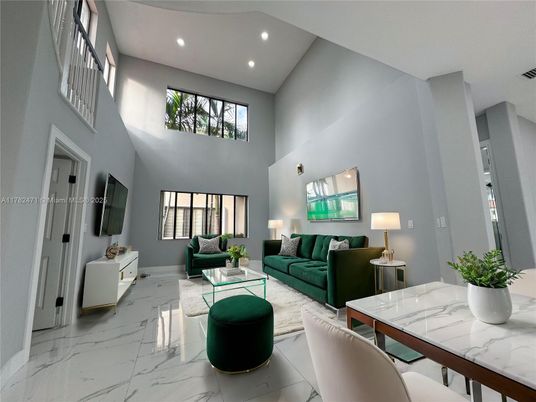 Dining room, Interior, Living room, Marble, Recessed Lighting