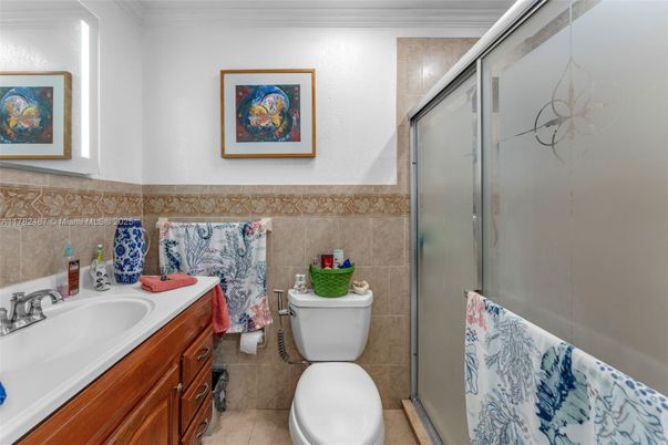 Bathroom, Glass Shower, Interior