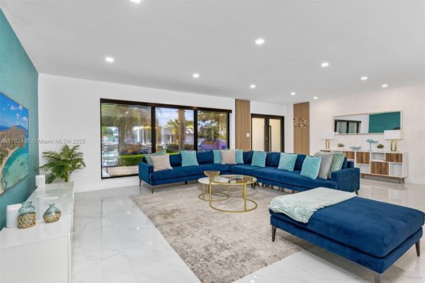 Interior, Living room, Marble, Recessed Lighting