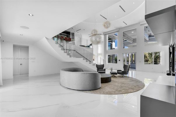 Interior, Living room, Marble, Pendant Lights, Recessed Lighting