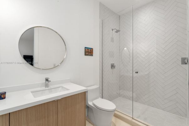 Bathroom, Glass Shower, Interior