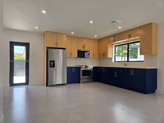 Interior, Kitchen, Recessed Lighting, Stainless Steel Appliances