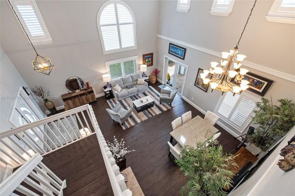 Chandelier, Interior, Living room, Pendant Lights, Wood Texture Flooring